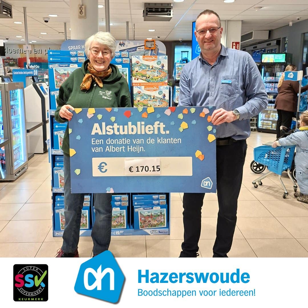 Albert Heijn Hazerswoude Steunt Scouting Rheijnewoud
