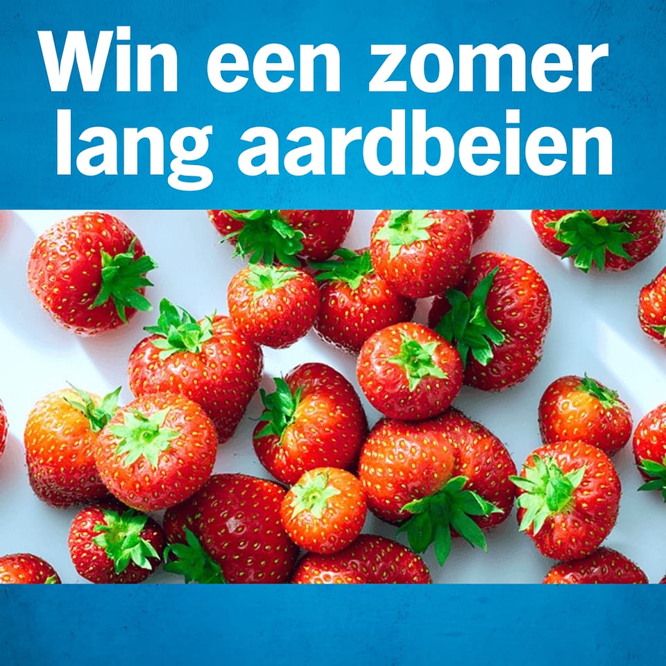 Win een zomer lang aardbeien