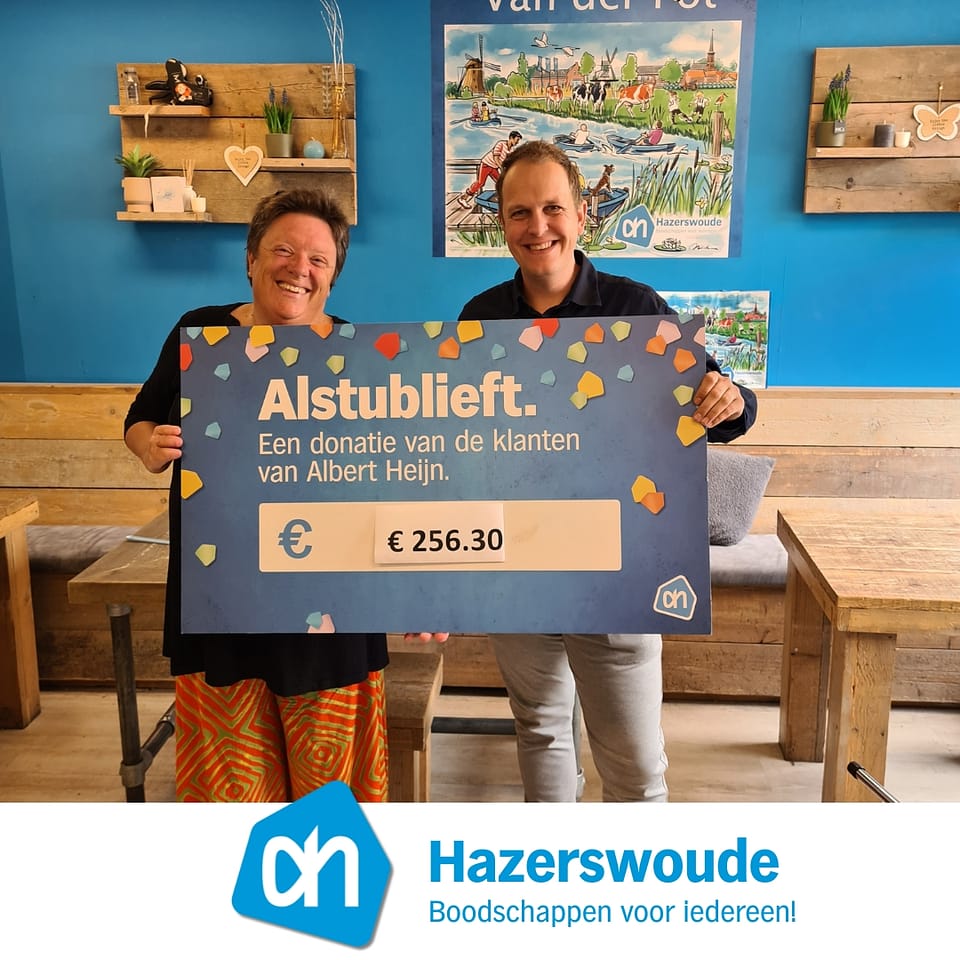 Albert Heijn Hazerswoude steunt Stichting Jaarmarkt Hazerswoude